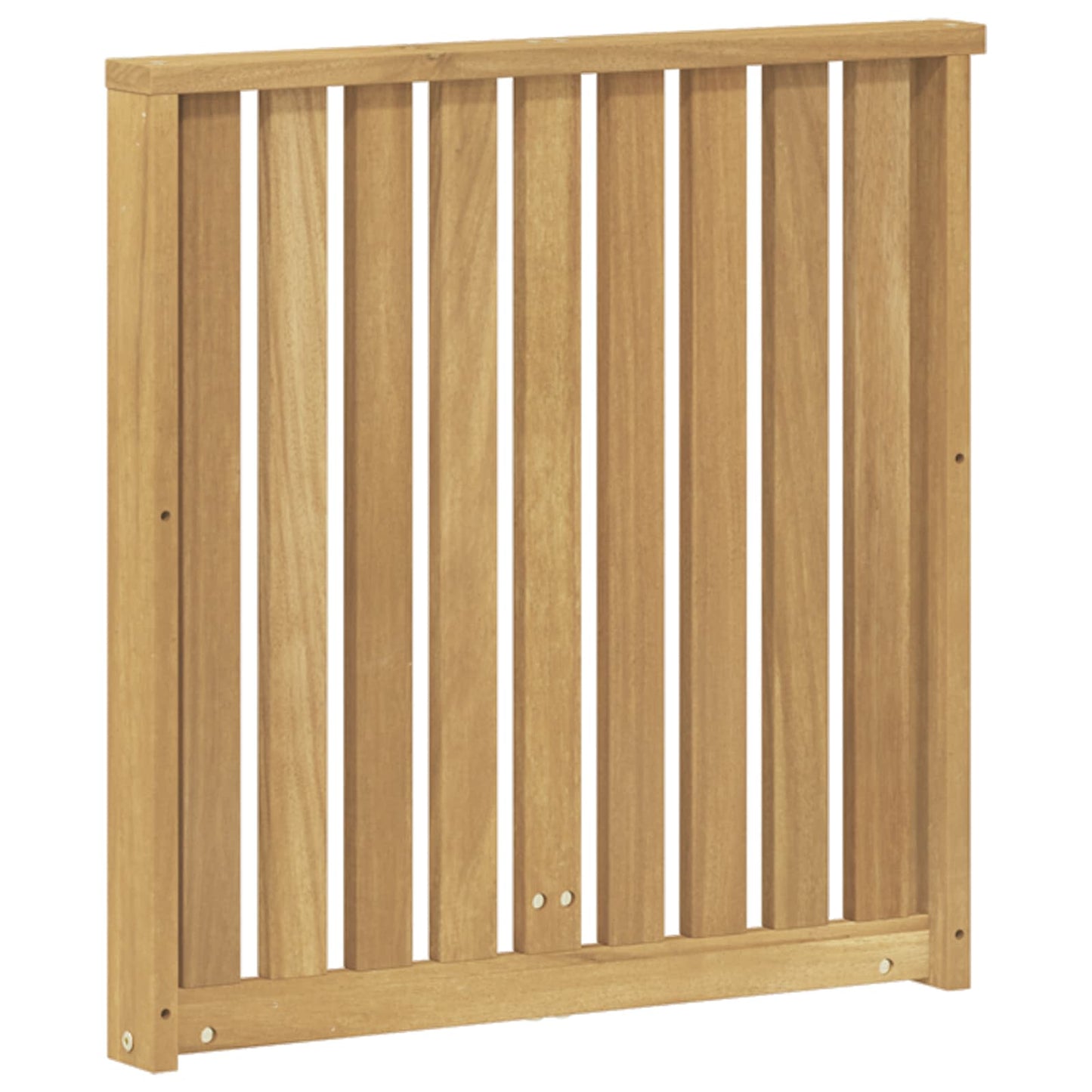 Armlene Modul 2 pcs Hvit 60 x 6 x 61 cm Solid akasietre