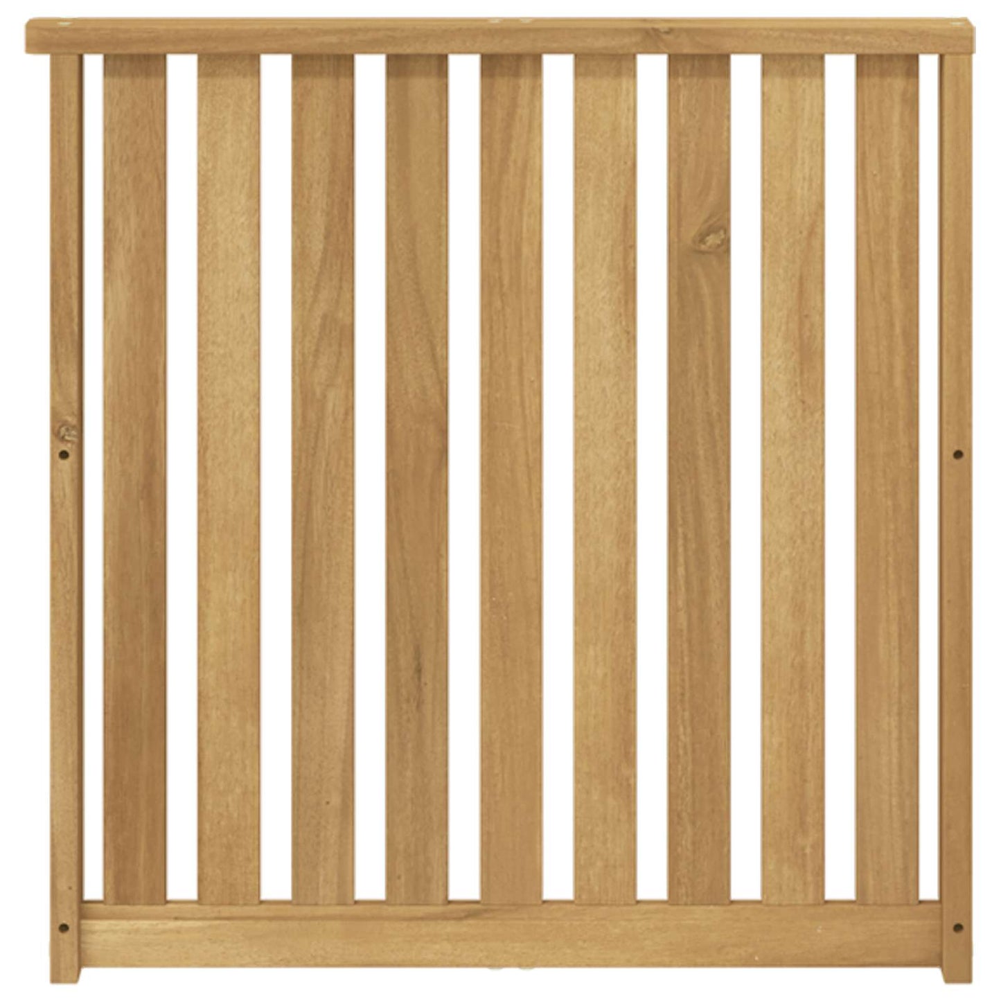 Armlene Modul 2 pcs Hvit 60 x 6 x 61 cm Solid akasietre