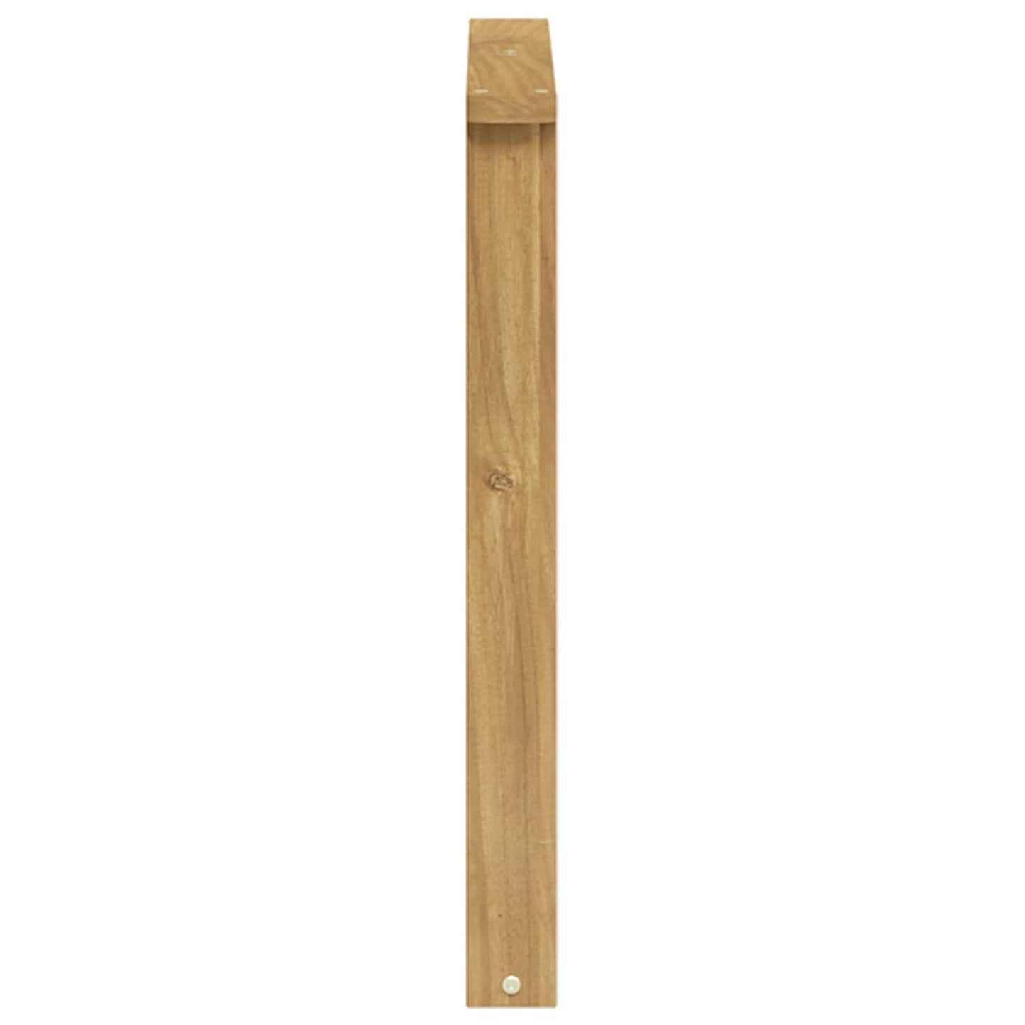Armlene Modul 2 pcs Hvit 60 x 6 x 61 cm Solid akasietre