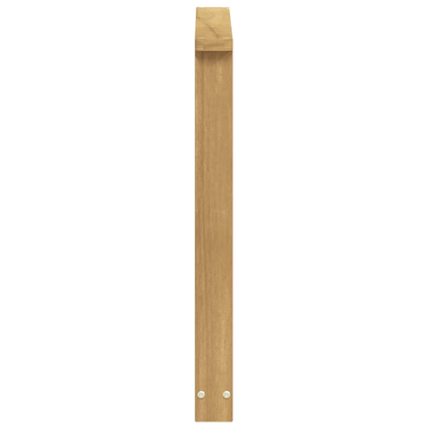 Armlene Modul 2 pcs Hvit 60 x 6 x 61 cm Solid akasietre