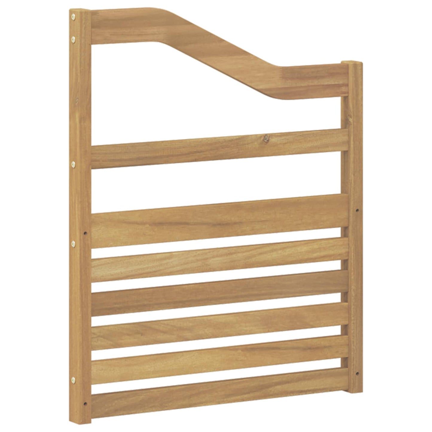 Armlene Modul 2 pcs Hvit 59 x 4 x 73 cm Solid akasietre