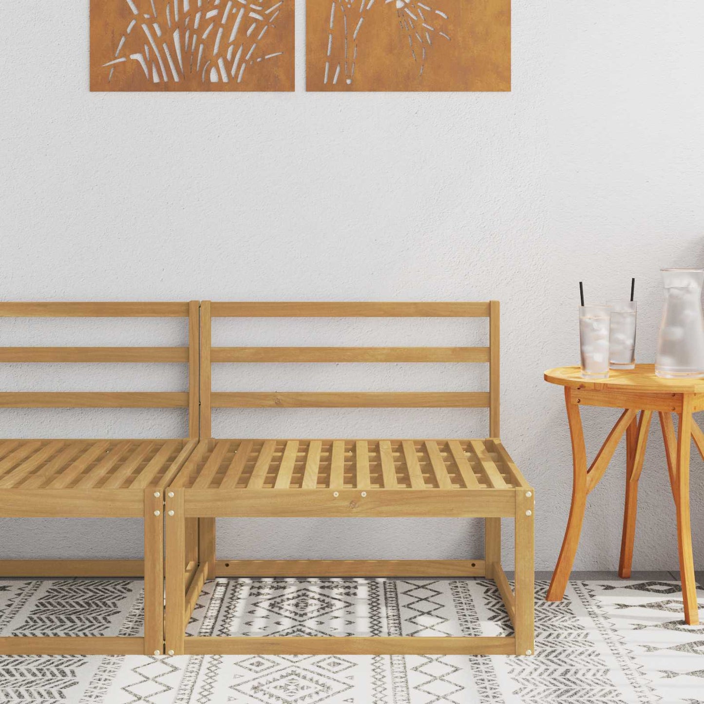 Ute Midt Sofa Hvit 79 x 83 x 73 cm