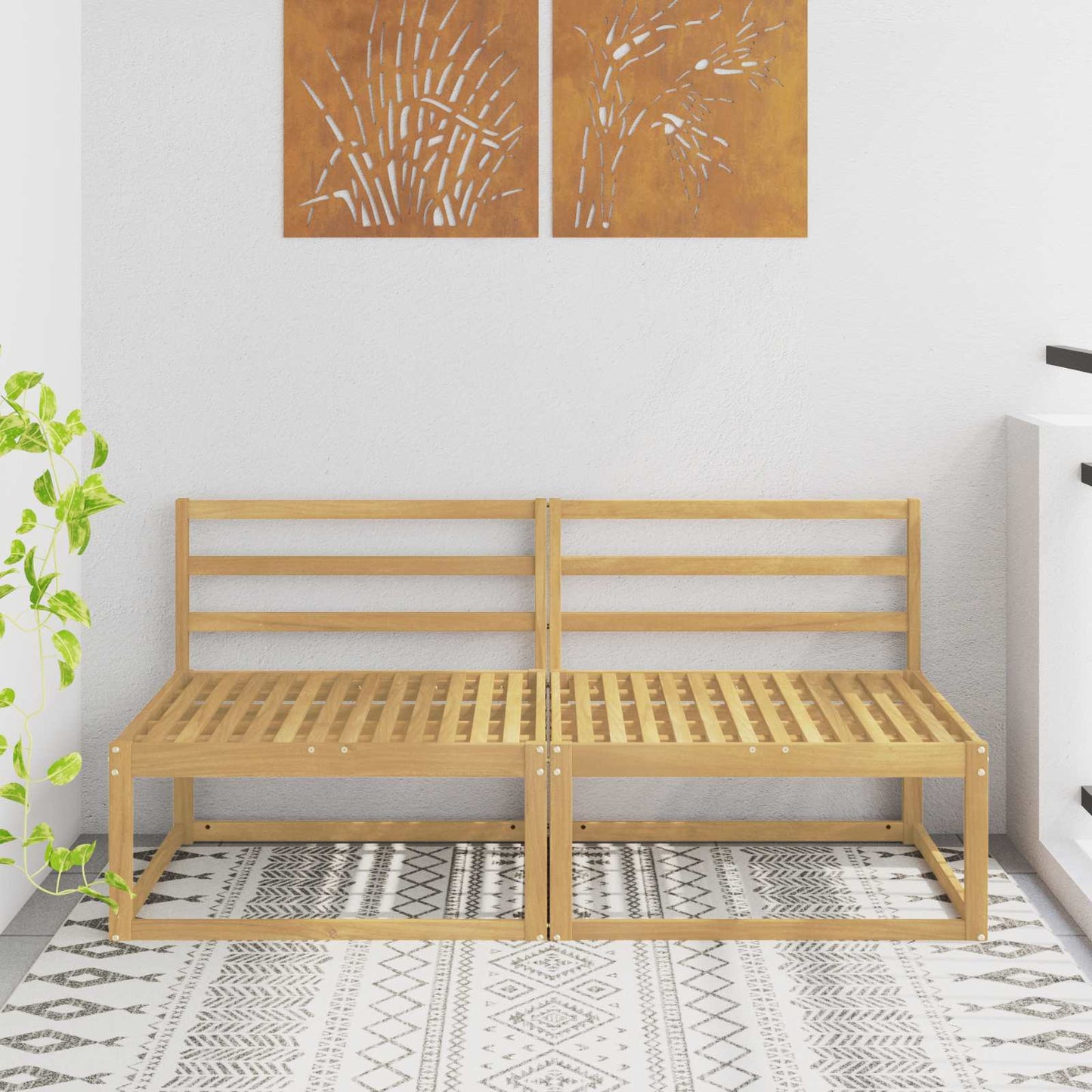 Ute Midt Sofa Hvit 158 x 83 x 73 cm