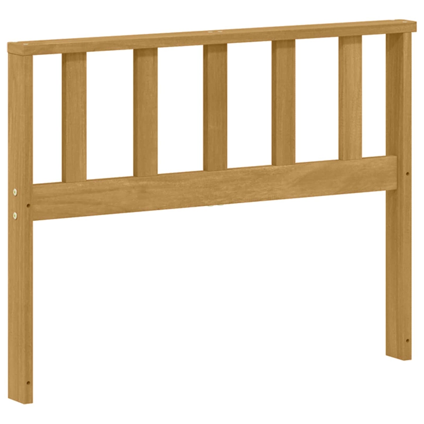 Armstøttemodul 2 pcs Hvit 80 x 6 x 61 cm Solid akasietre