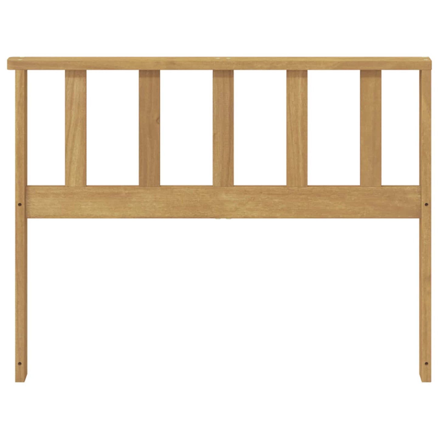 Armstøttemodul 2 pcs Hvit 80 x 6 x 61 cm Solid akasietre