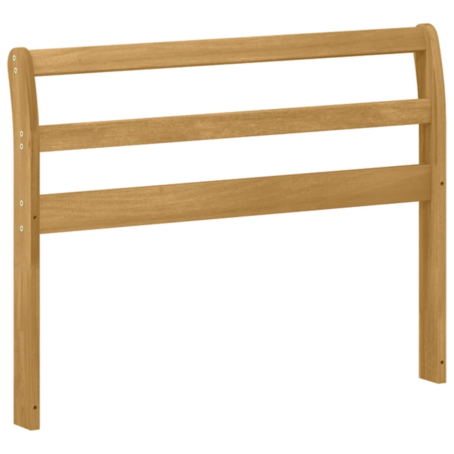 Armlene Modul 2 pcs Hvit 78,5 x 8,5 x 60 cm Solid akasietre
