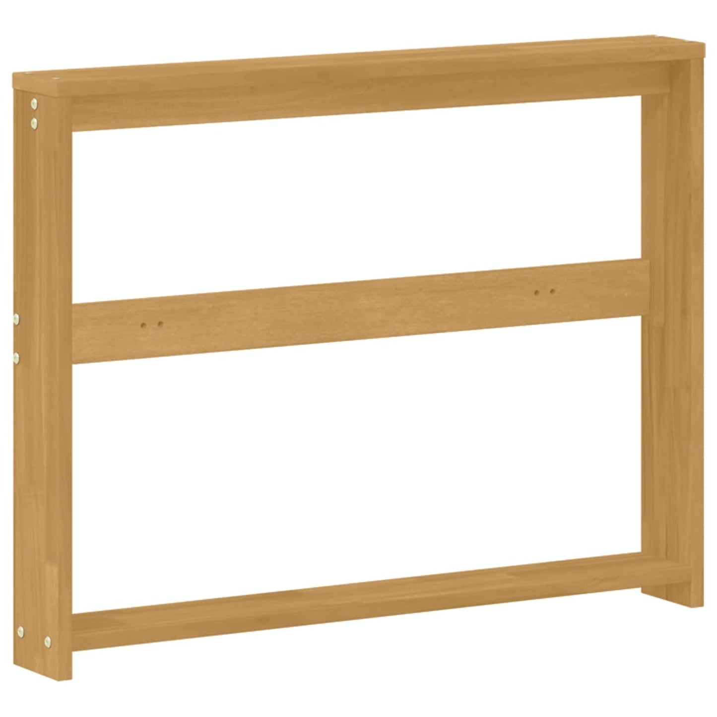 Armlenksmodul 2 pcs Hvit 78,5 x 10 x 61 cm Solid akasietre