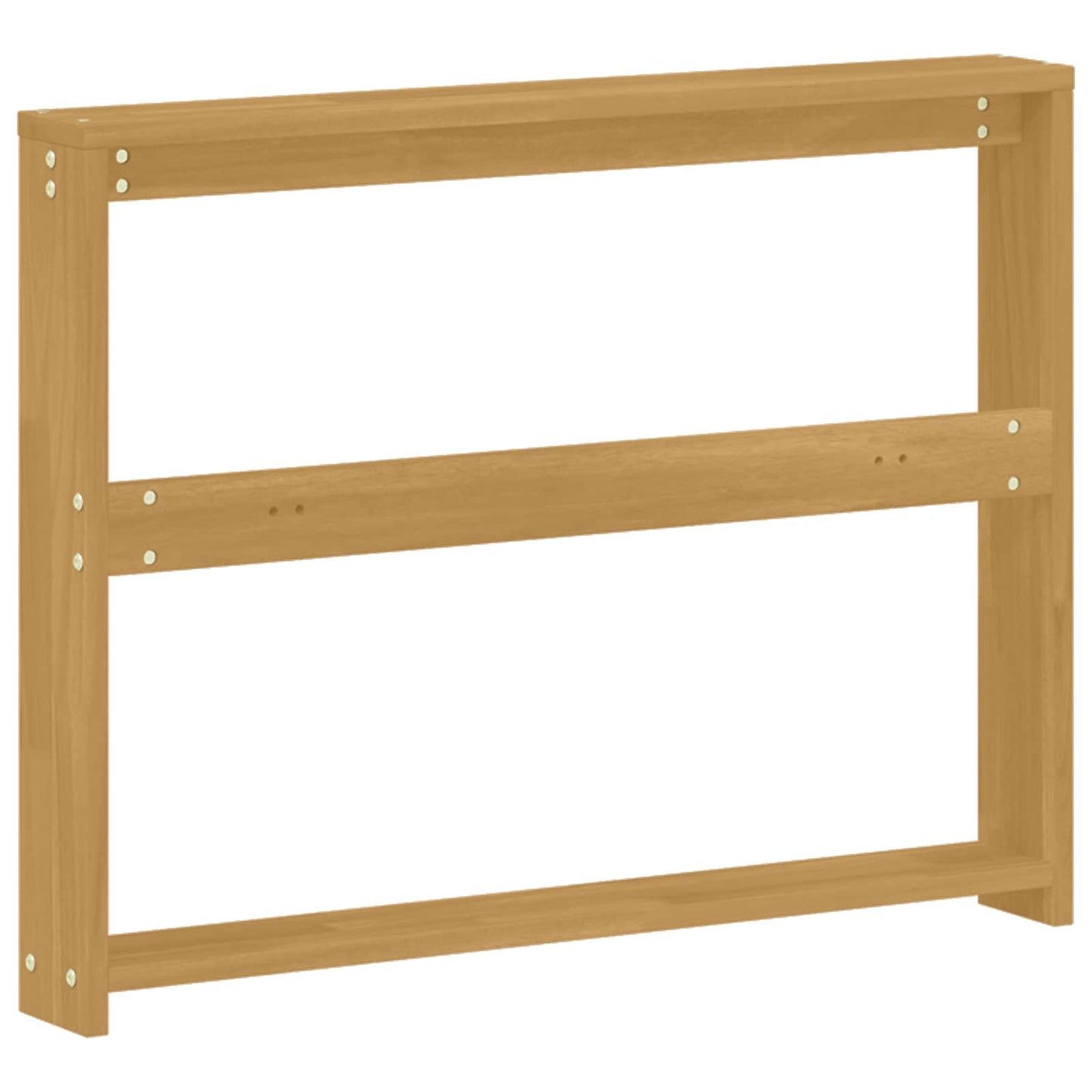 Armlenksmodul 2 pcs Hvit 78,5 x 10 x 61 cm Solid akasietre