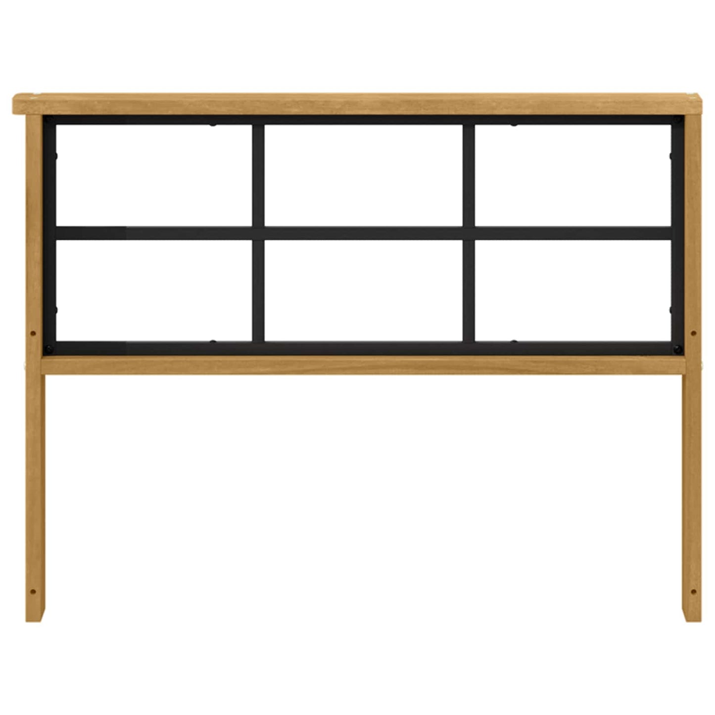 Armlene Modul 2 pcs Hvit 80 x 6 x 61 cm Solid akasietre