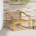 Armlene Modul 2 pcs Hvit 79 x 4 x 73 cm Solid akasietre