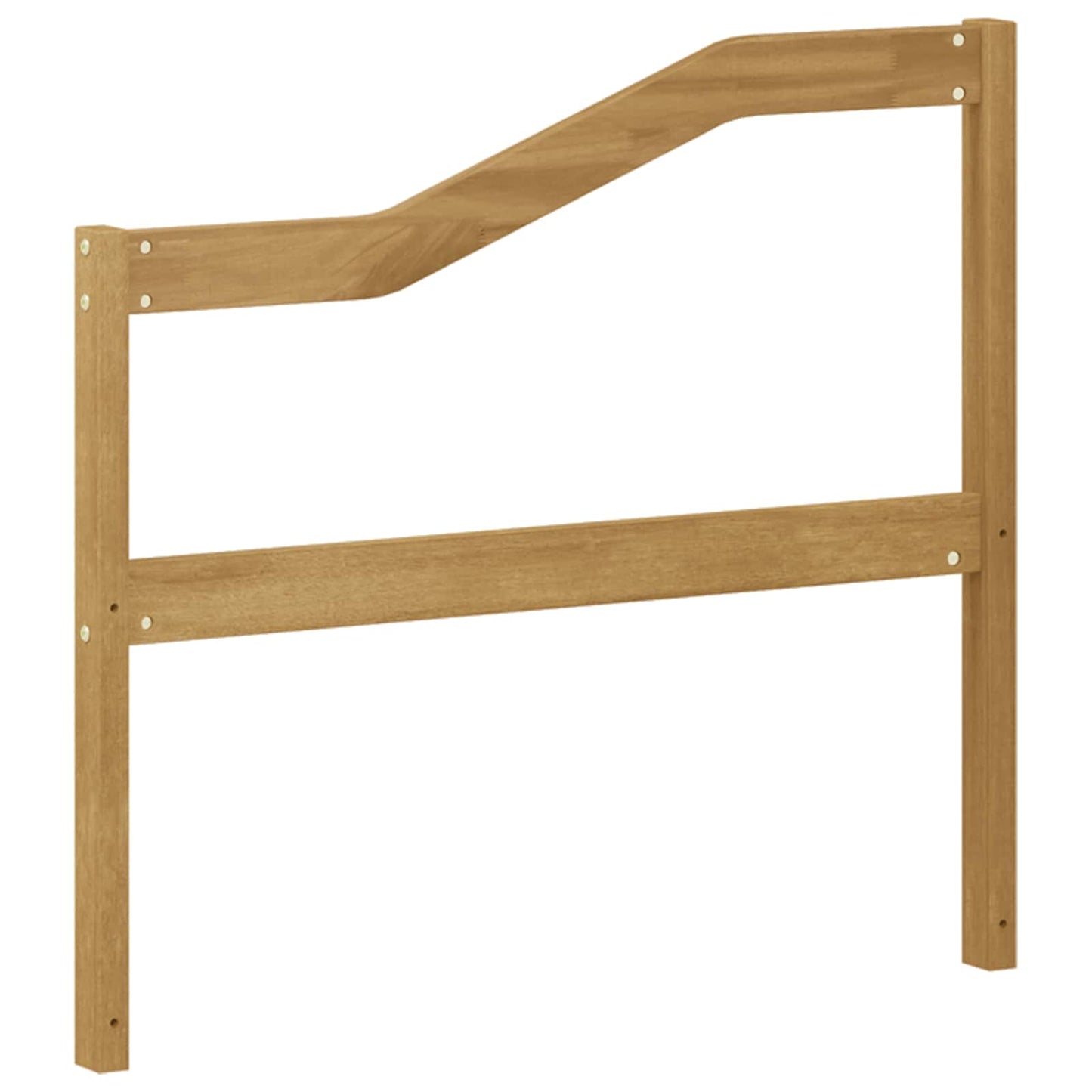 Armlene Modul 2 pcs Hvit 79 x 4 x 73 cm Solid akasietre