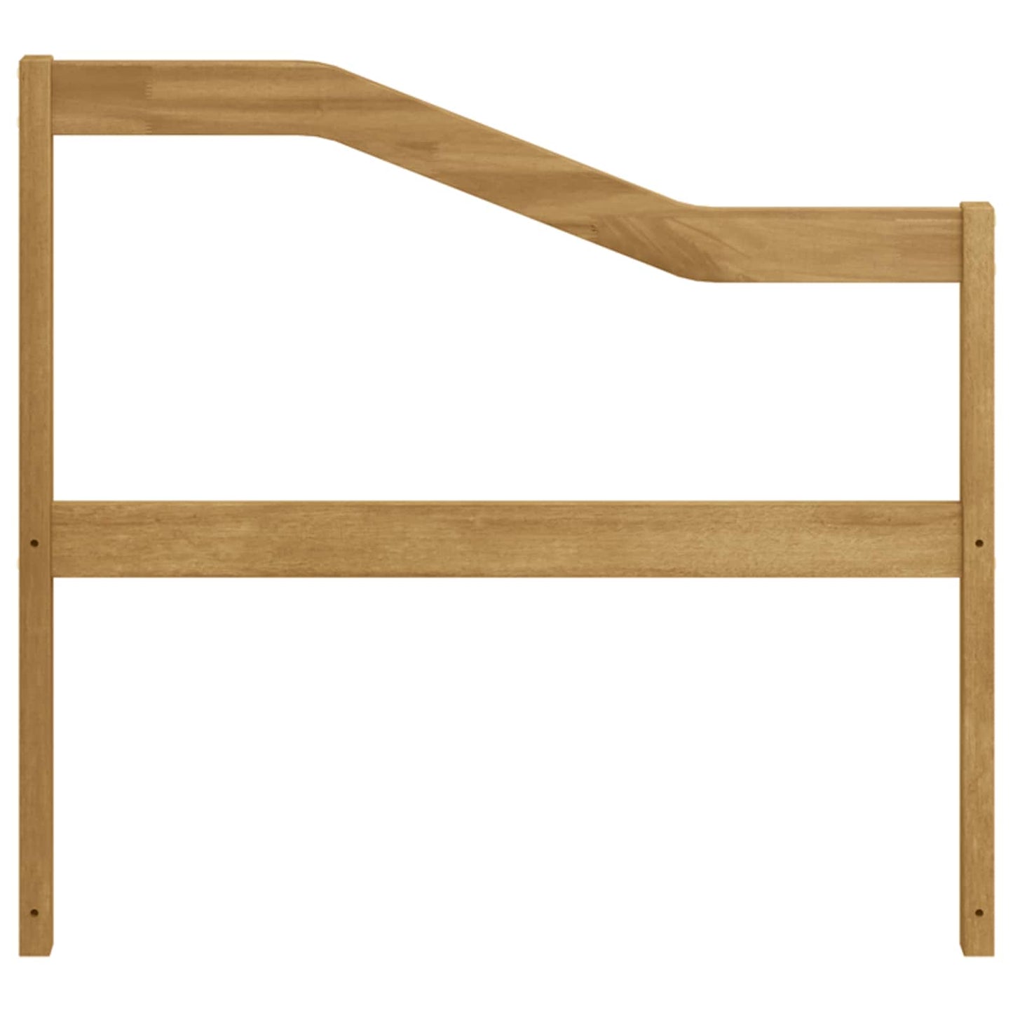 Armlene Modul 2 pcs Hvit 79 x 4 x 73 cm Solid akasietre