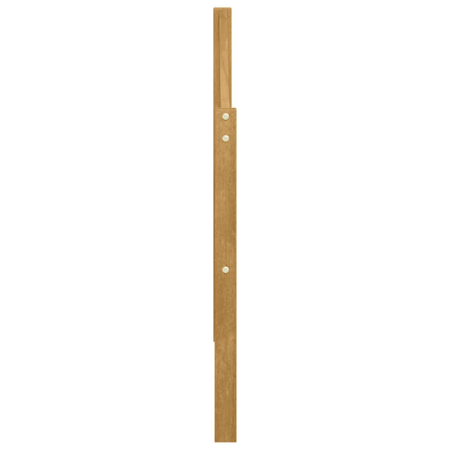 Armlene Modul 2 pcs Hvit 79 x 4 x 73 cm Solid akasietre