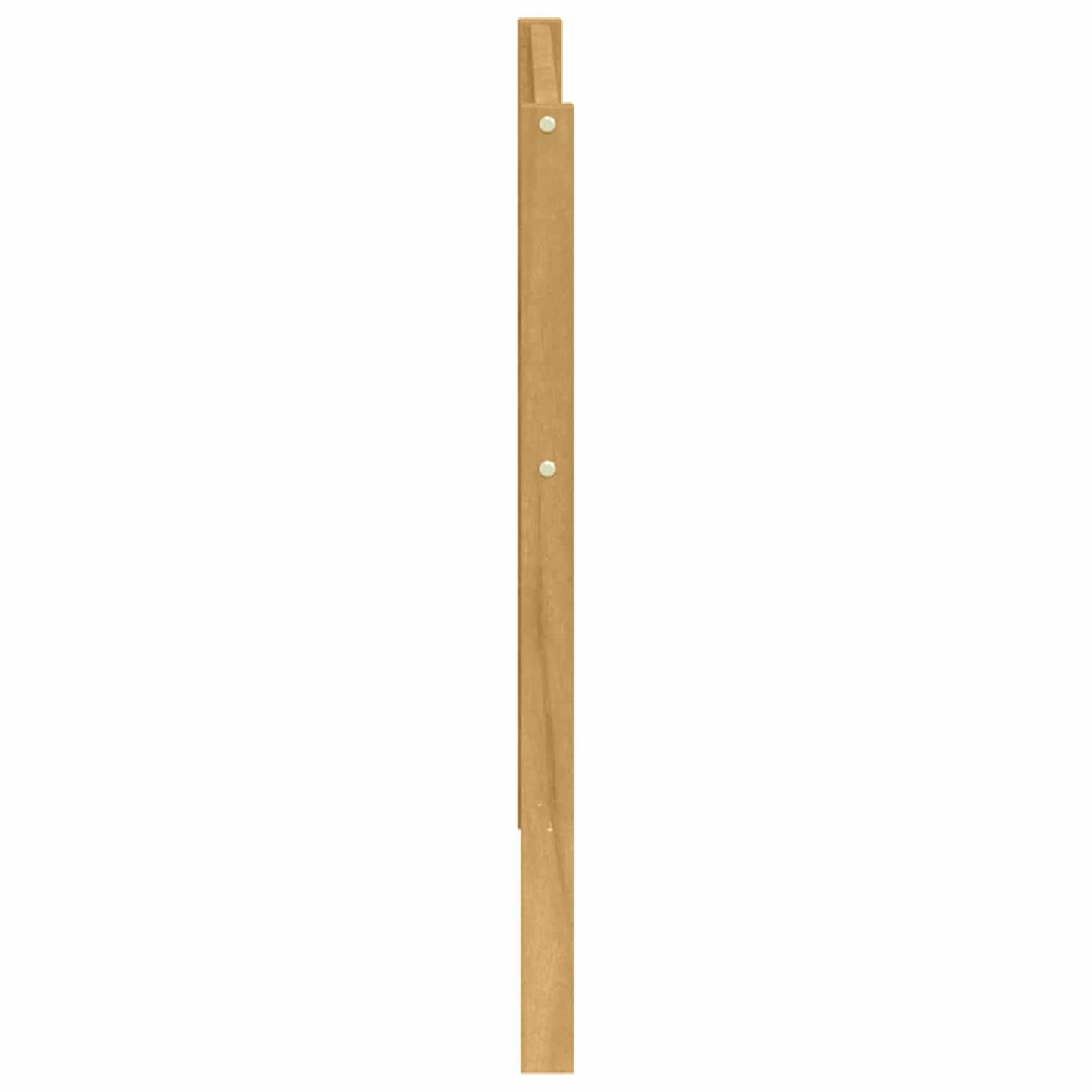 Armlenksmodul 2 pcs Hvit 79 x 4 x 73 cm Solid akasietre