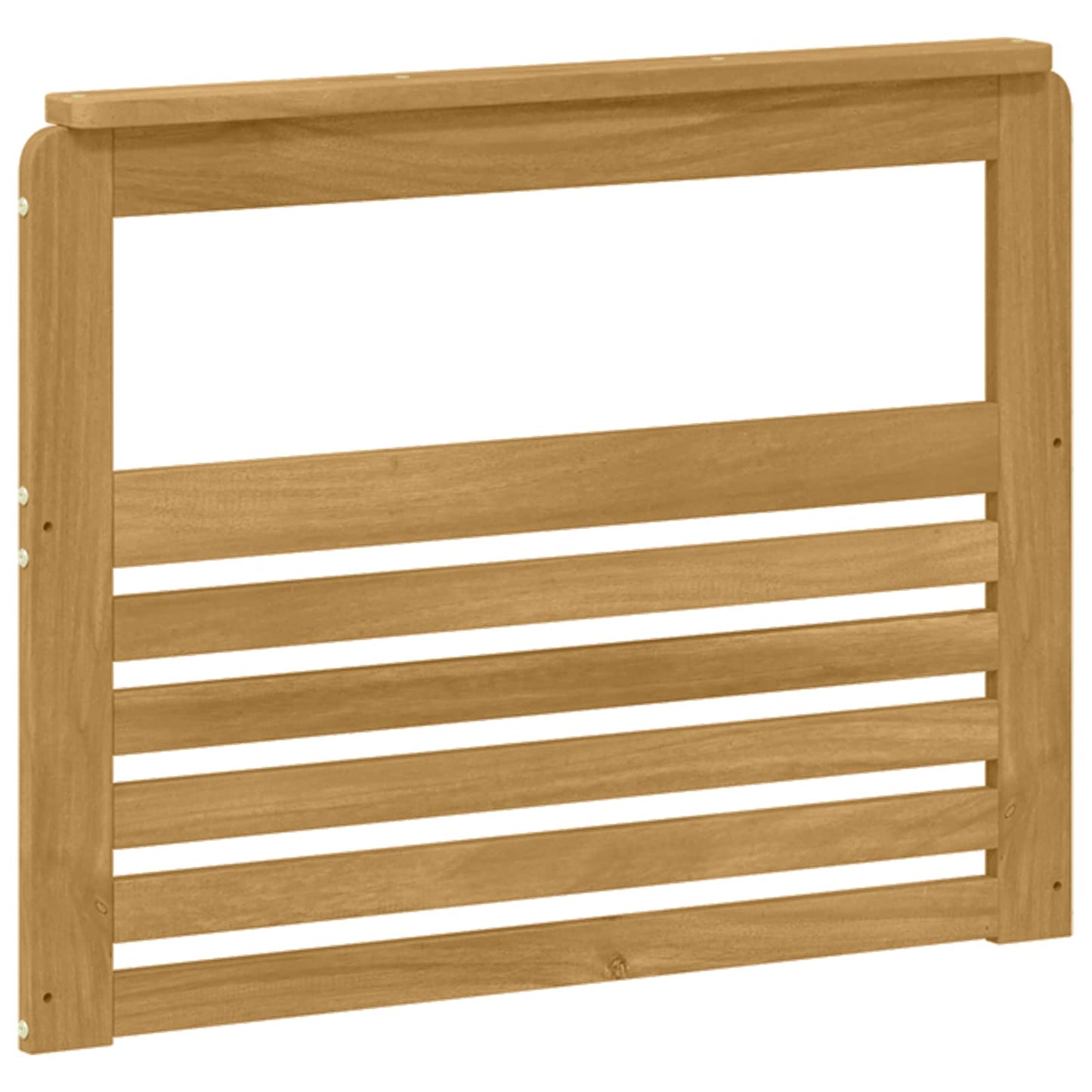 Armlene Modul 2 pcs Hvit 79 x 6 x 61 cm Solid akasietre