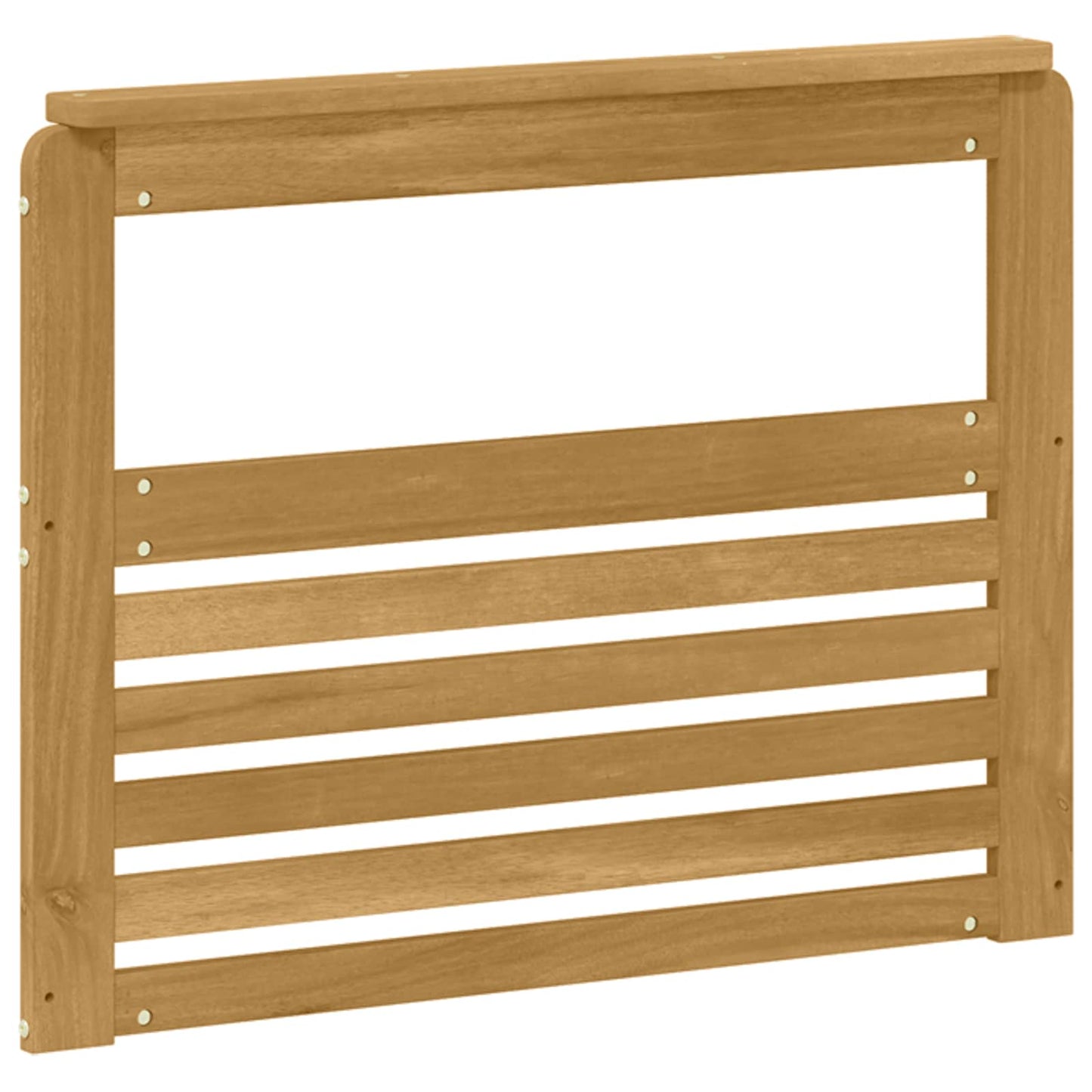 Armlene Modul 2 pcs Hvit 79 x 6 x 61 cm Solid akasietre