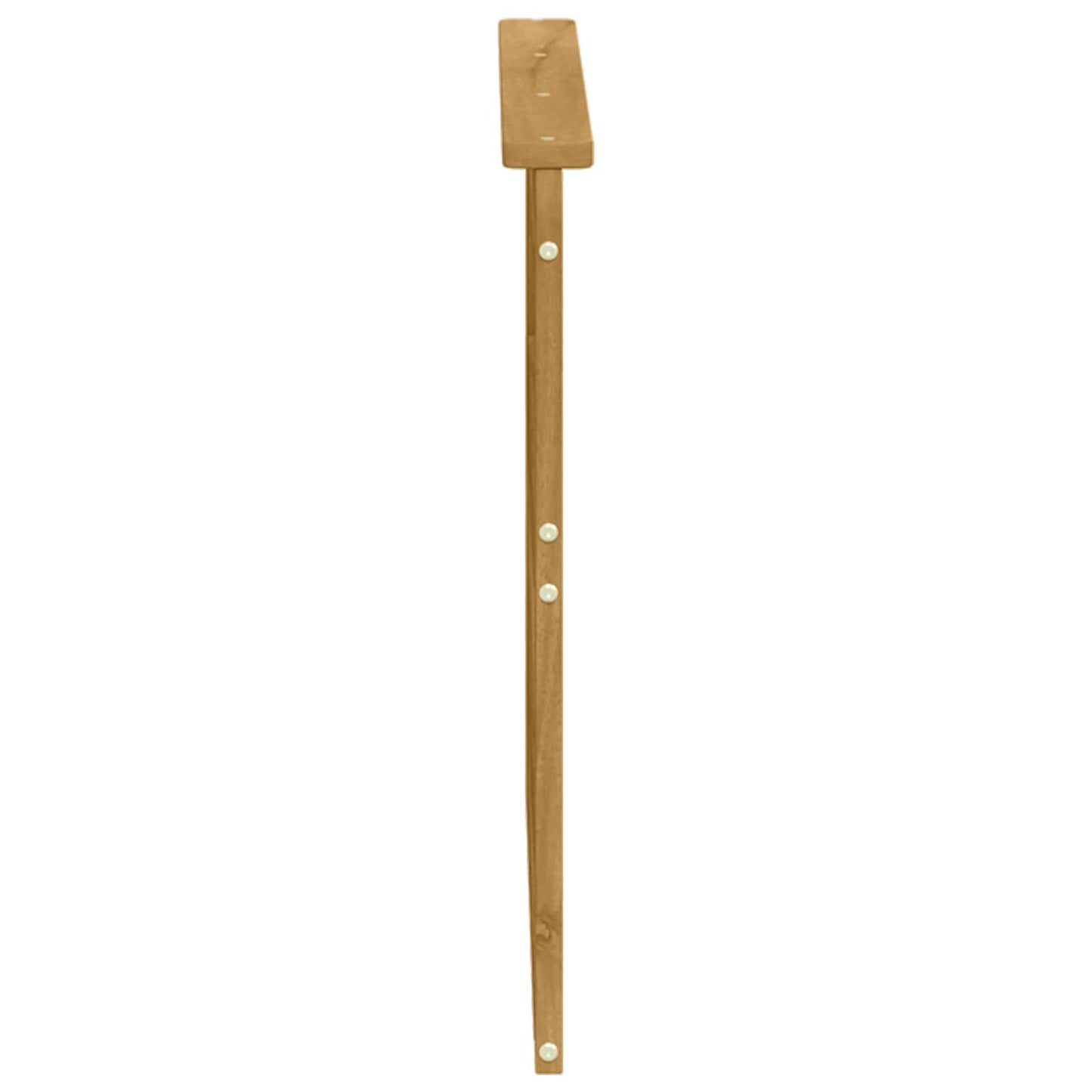 Armlene Modul 2 pcs Hvit 79 x 6 x 61 cm Solid akasietre