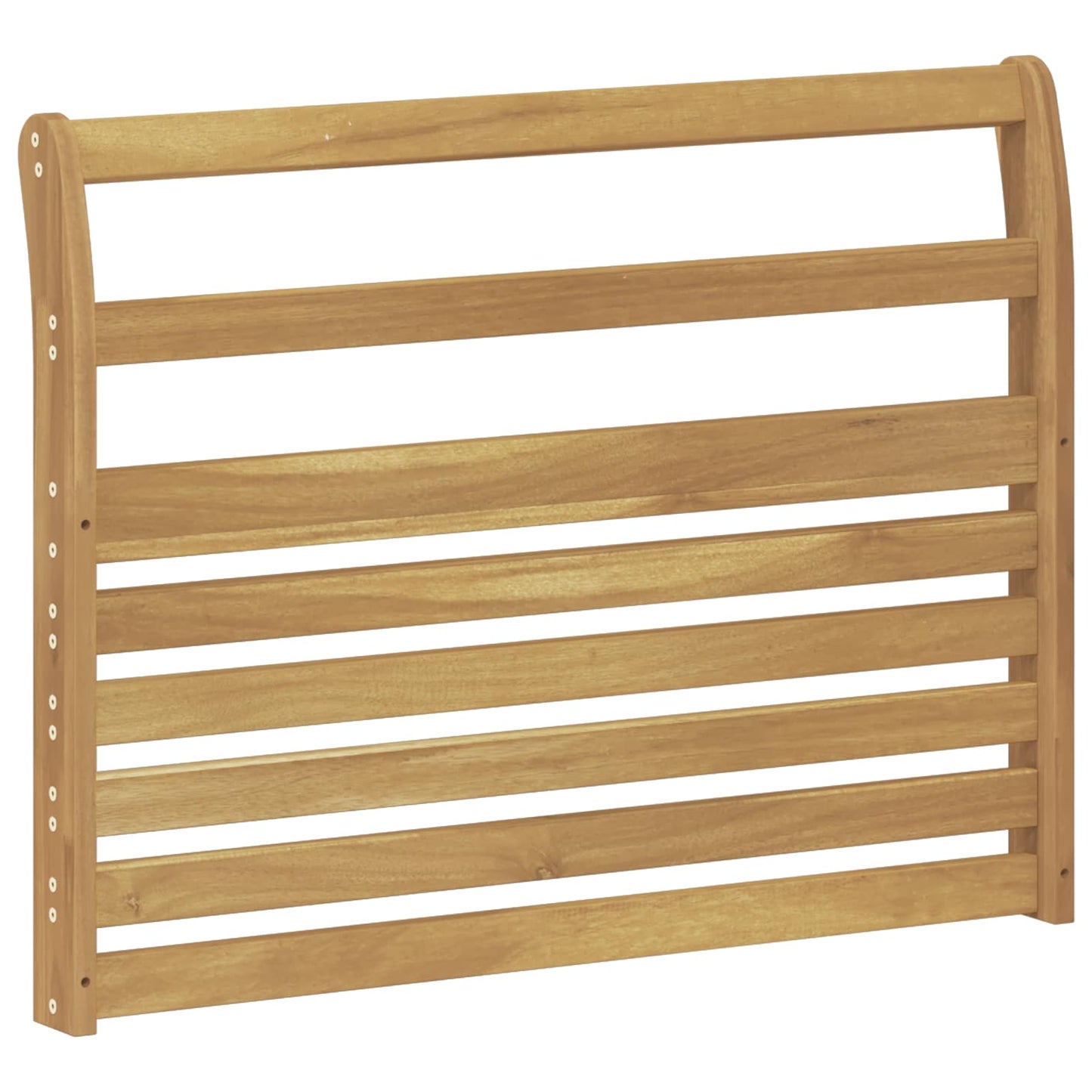 Armlene Modul 2 pcs Hvit 78,5 x 8,5 x 60 cm Solid akasietre