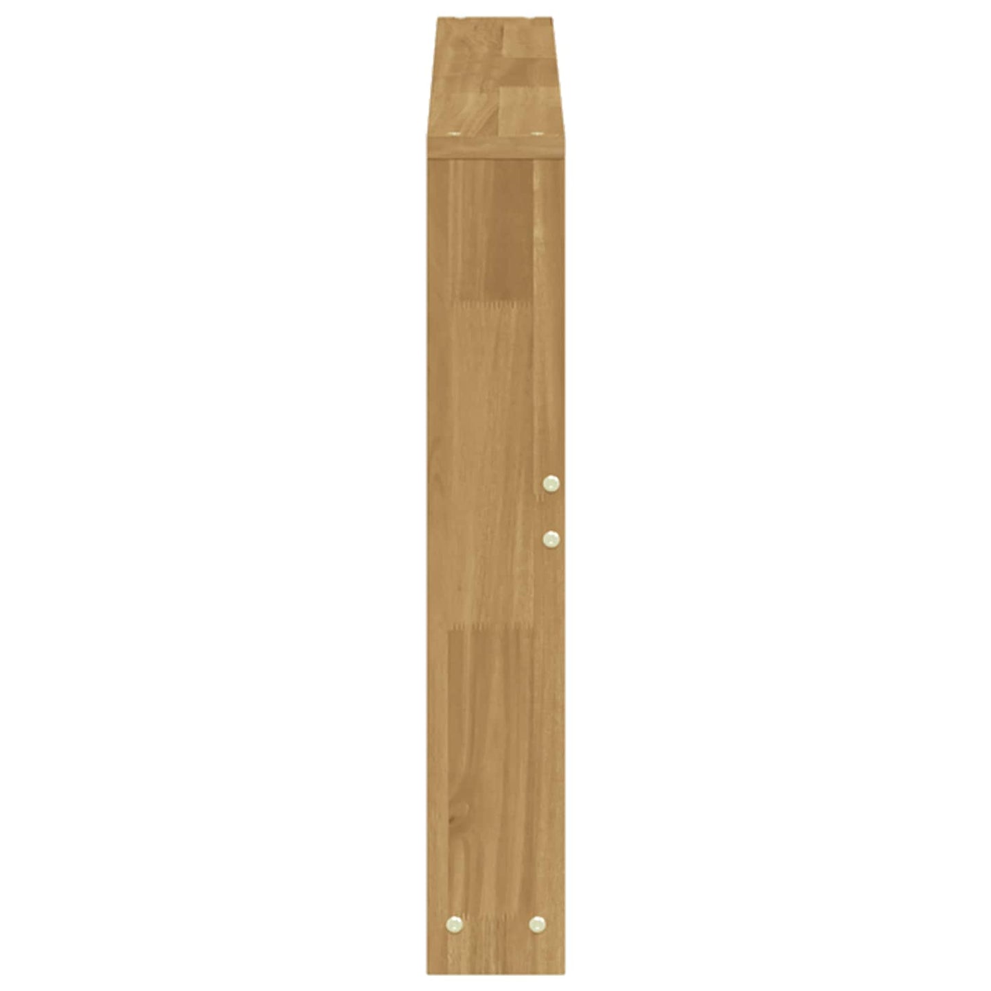 Armlene Modul 2 pcs Hvit 78,5 x 10 x 61 cm Solid akasietre