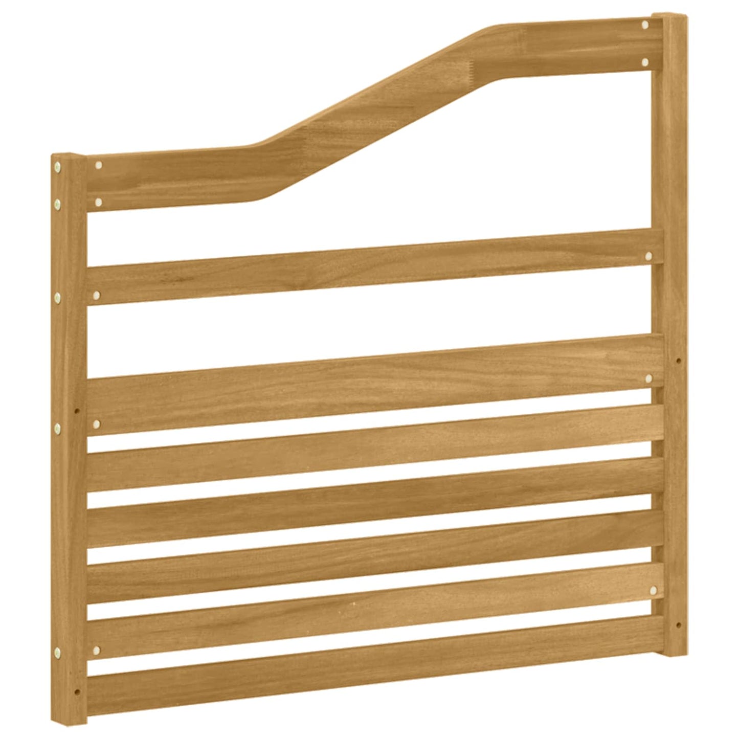 Armlene Moduler 2 pcs Hvit 79 x 4 x 73 cm Solid akasietre