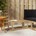 Utendørs Krakk Benk Hvit 79 x 43 x 37 cm Solid akasietre