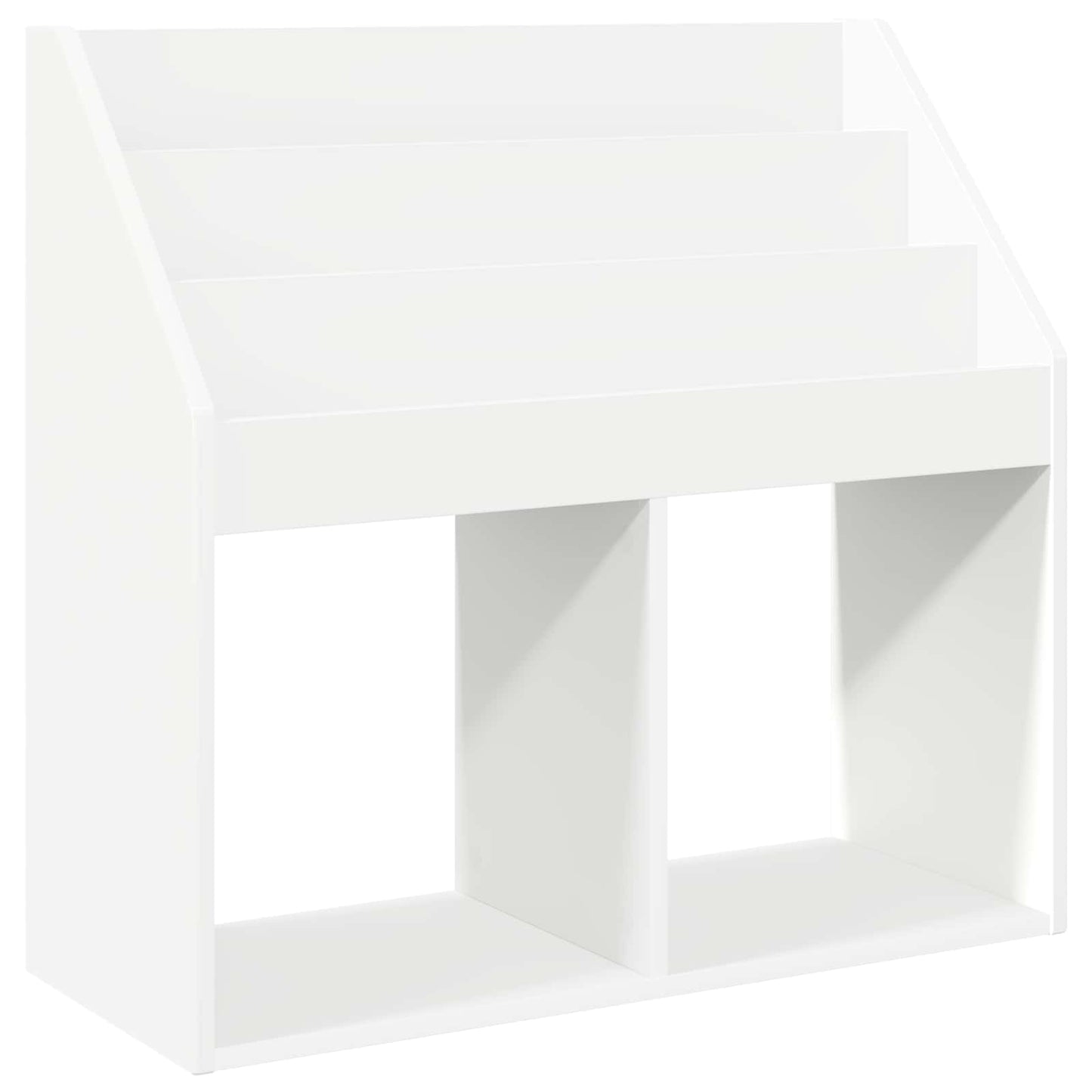 Barneskrivebokhylle Hvit 72,5 x 29,5 x 69 cm Konstruert tre