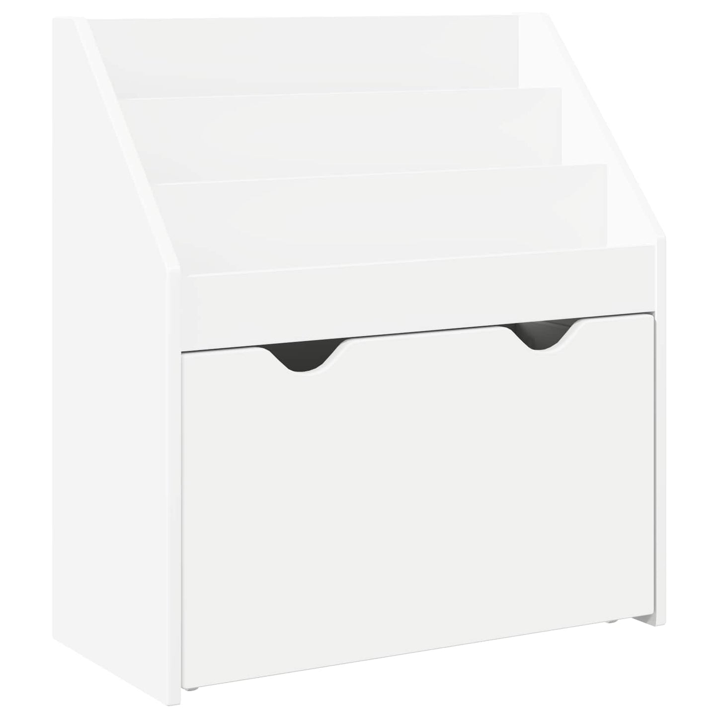 Barneskrivebokhylle Hvit 60 x 29,5 x 69 cm Konstruert tre