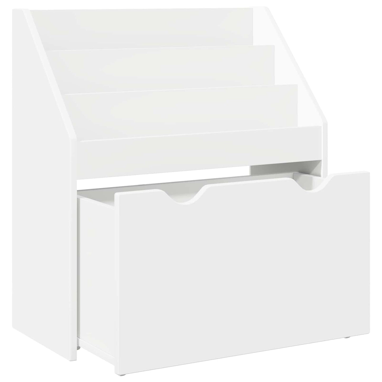 Barneskrivebokhylle Hvit 60 x 29,5 x 69 cm Konstruert tre