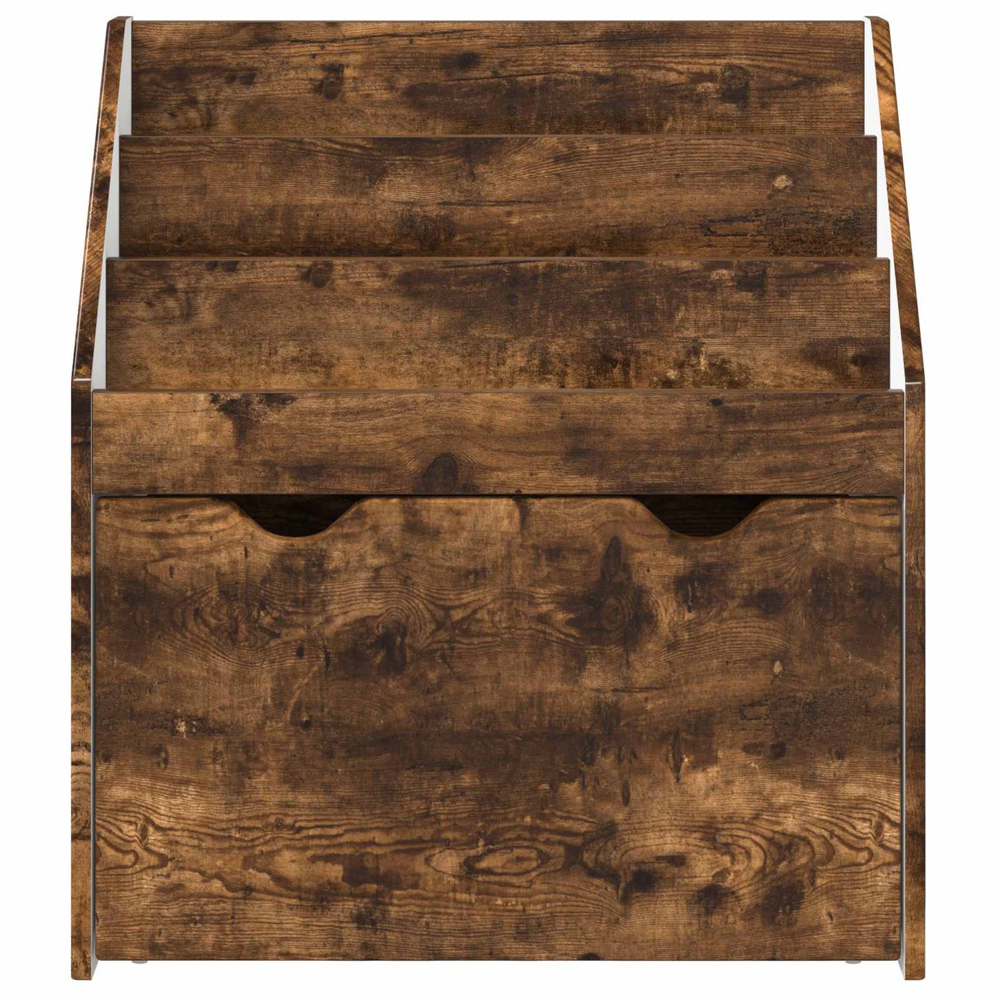 Barneskrivebokhylle Røkt eik 60 x 29,5 x 69 cm Konstruert tre