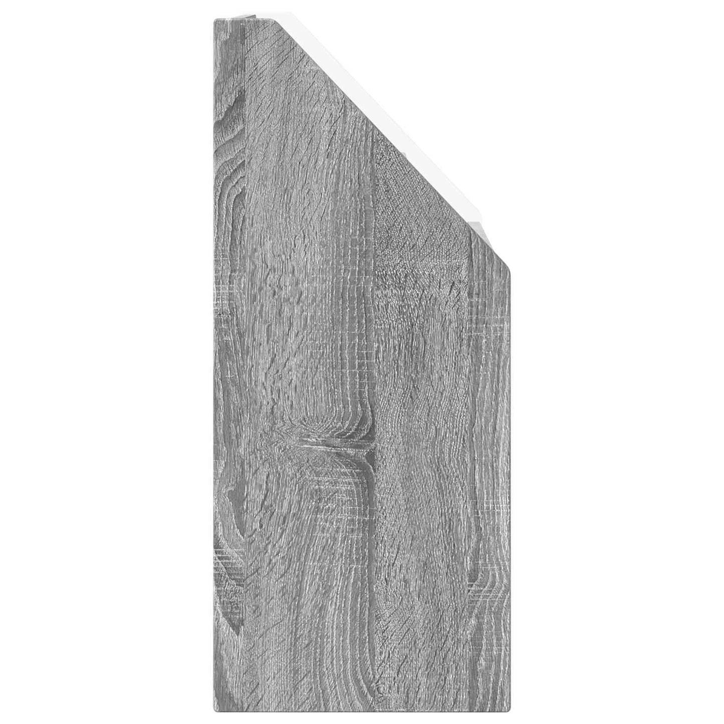Barneskrivebokhylle Grå Sonoma 60 x 29,5 x 69 cm Konstruert tre