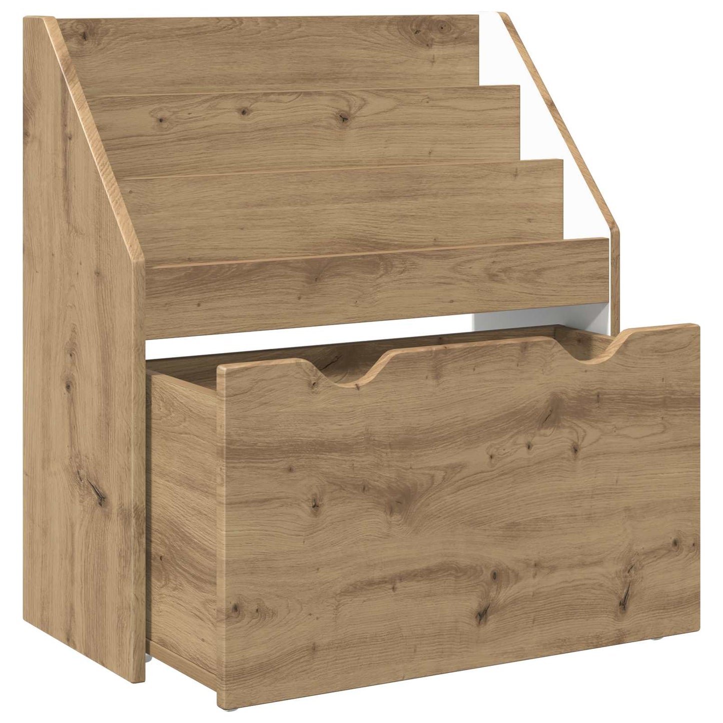 Barneskrivebokhylle med skuff Artisan Eik 60 x 29,5 x 69 cm
