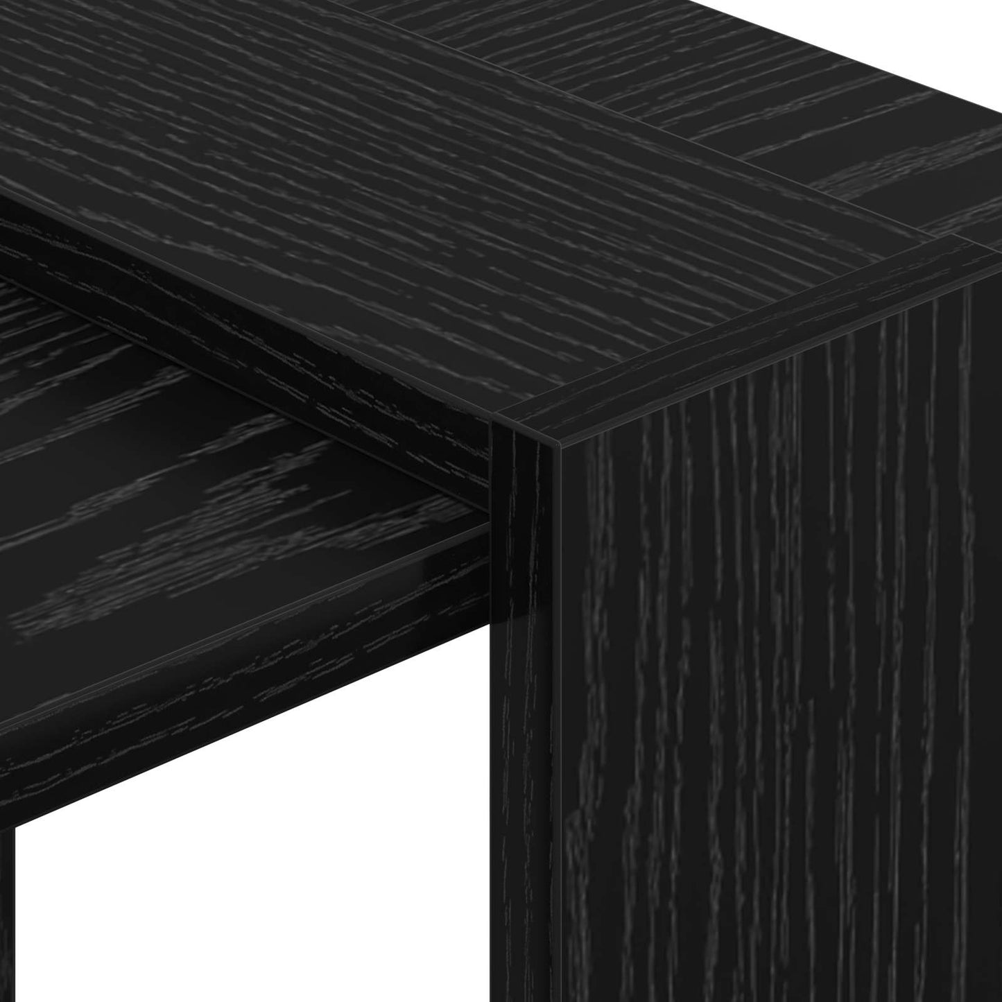 Bokhylle Svart Eik 52 x 25 x 71,5 cm Konstruert tre