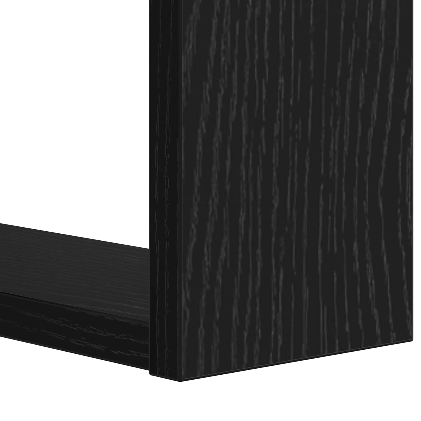 Bokhylle Svart Eik 52 x 25 x 71,5 cm Konstruert tre