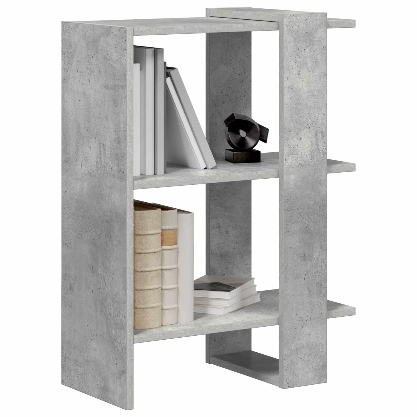 Bokhylle Betonggrå 52 x 25 x 71,5 cm Konstruert tre
