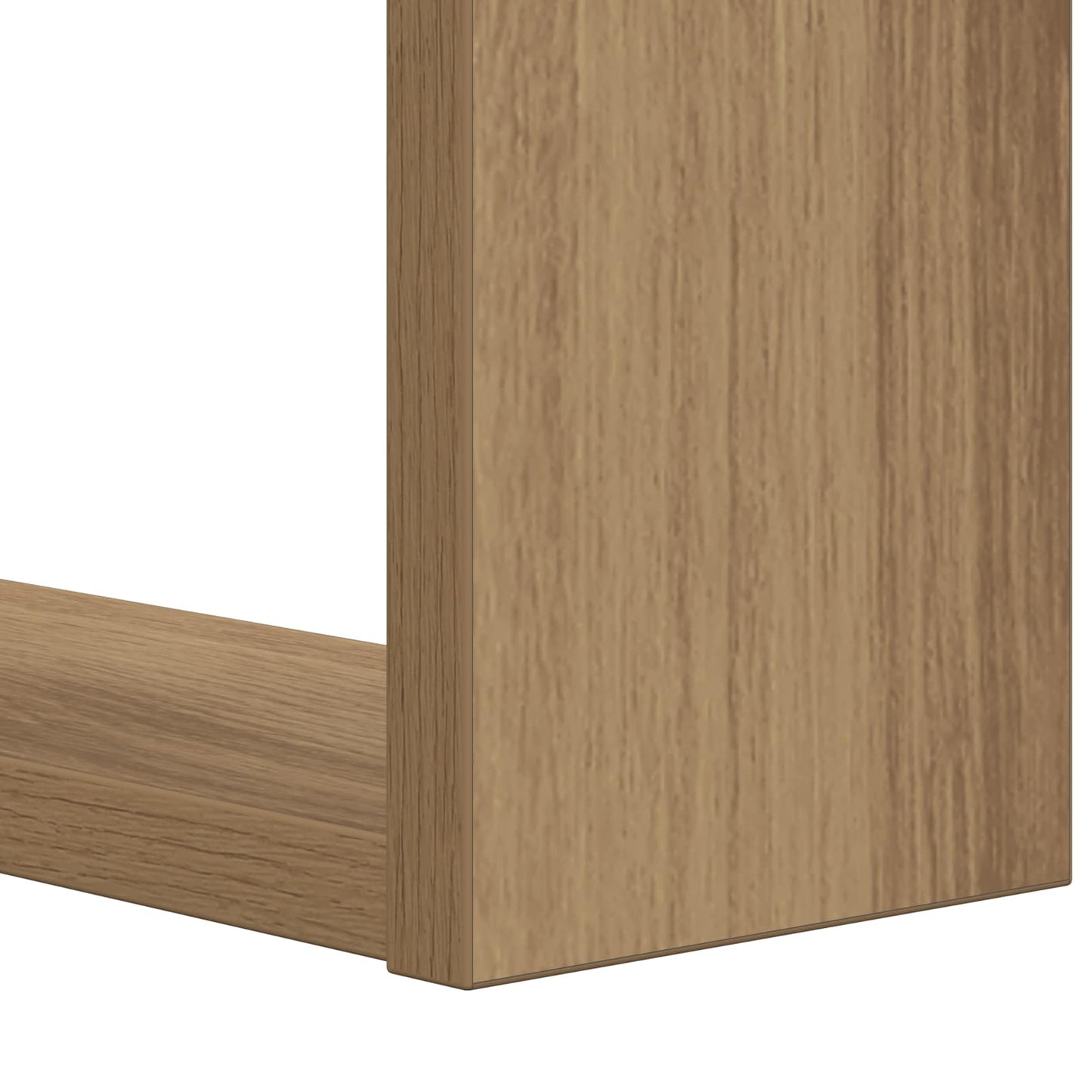 Bokhylle 2 nivåer 52 x 25 x 71,5 cm Konstruert tre Artisan Eik