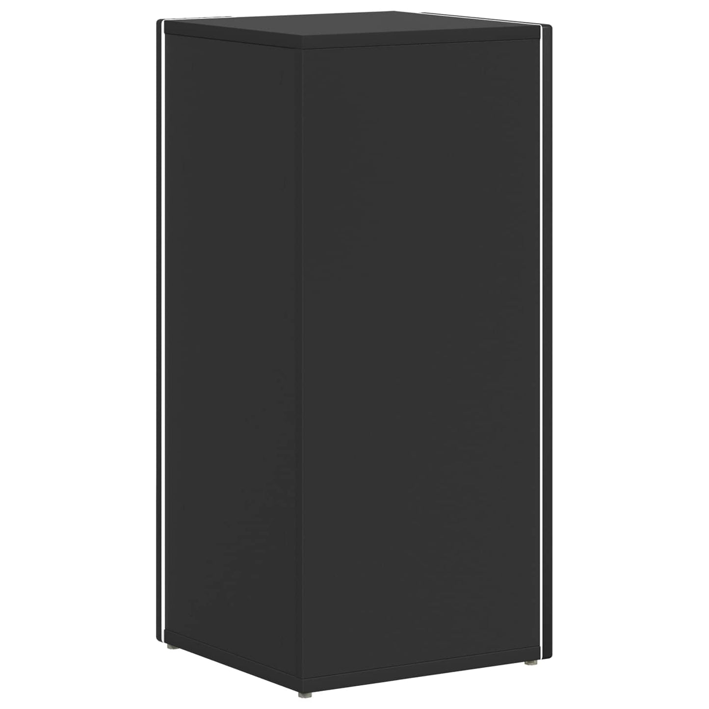 Sidehylle Svart 33 x 32 x 70,5 cm Konstruert tre