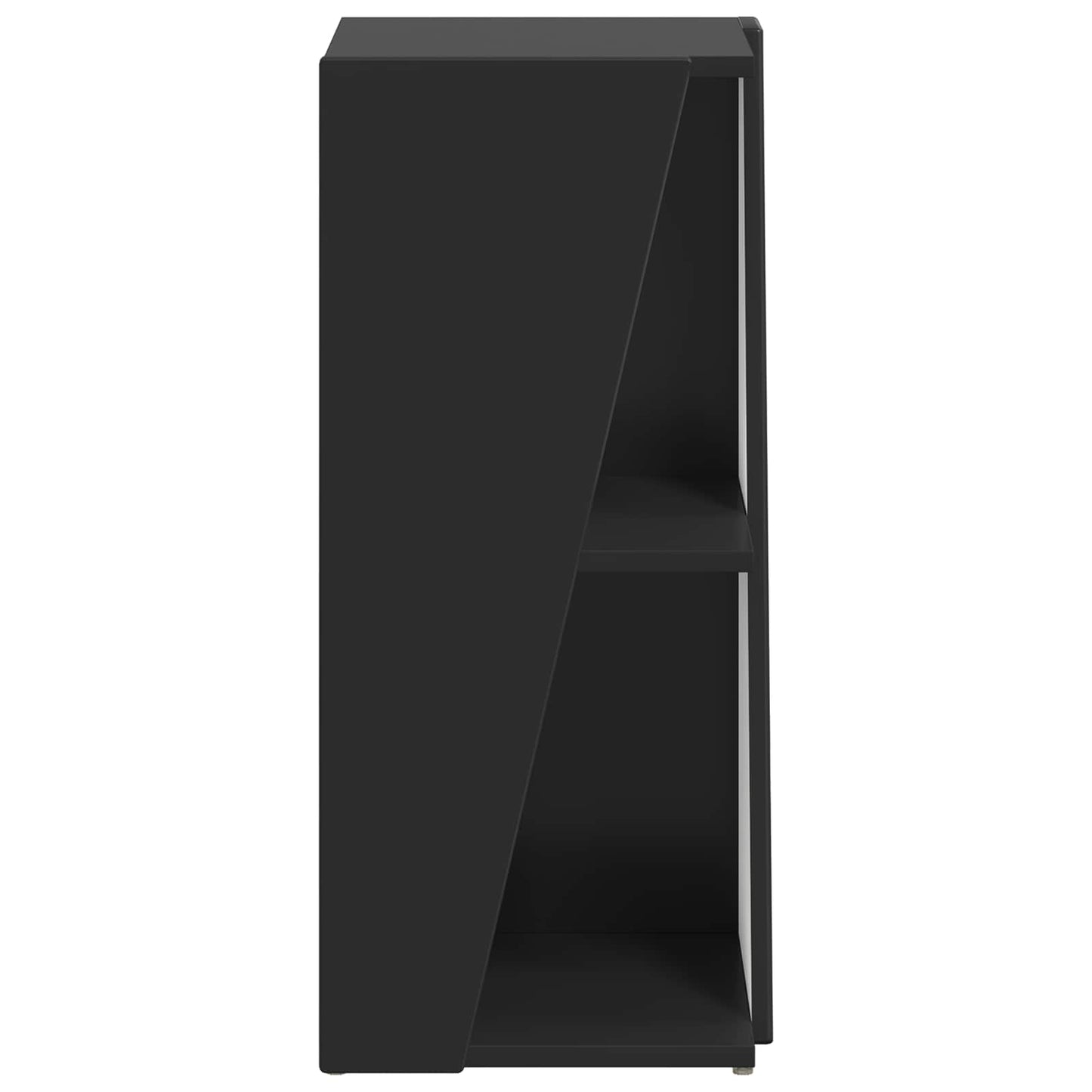 Sidehylle Svart 33 x 32 x 70,5 cm Konstruert tre