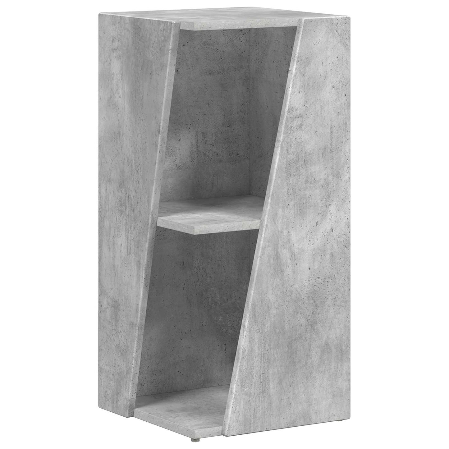 Sidehylle Betonggrå 33 x 32 x 70,5 cm Konstruert tre