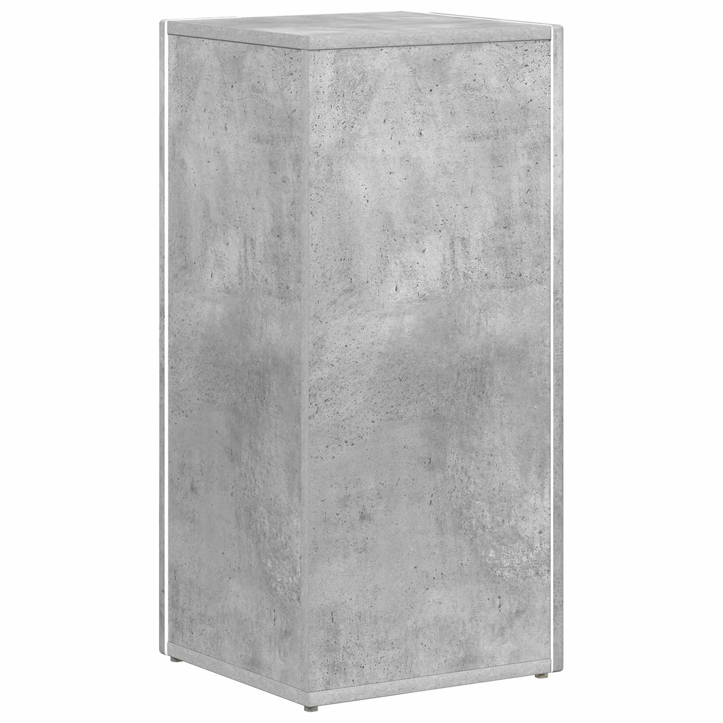 Sidehylle Betonggrå 33 x 32 x 70,5 cm Konstruert tre