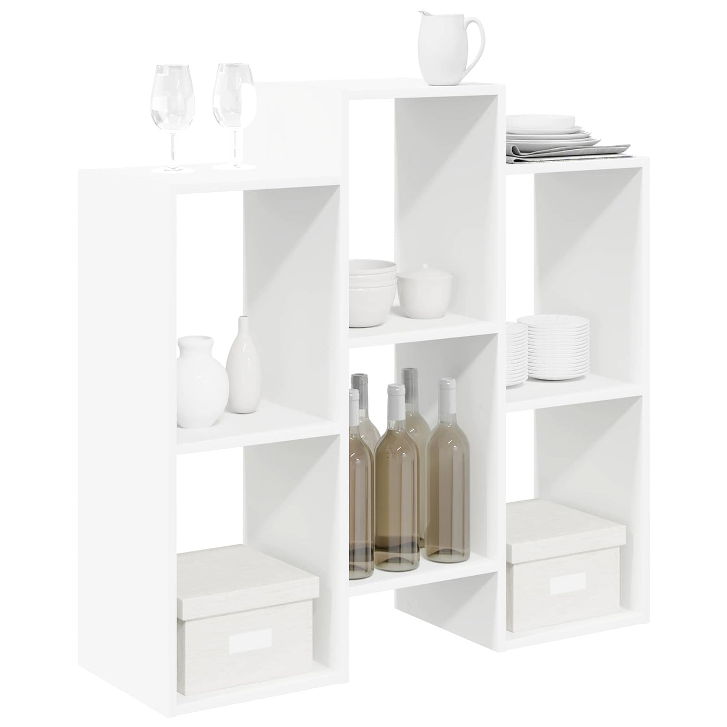 Serviesskap Hvit 90 x 30 x 90 cm
