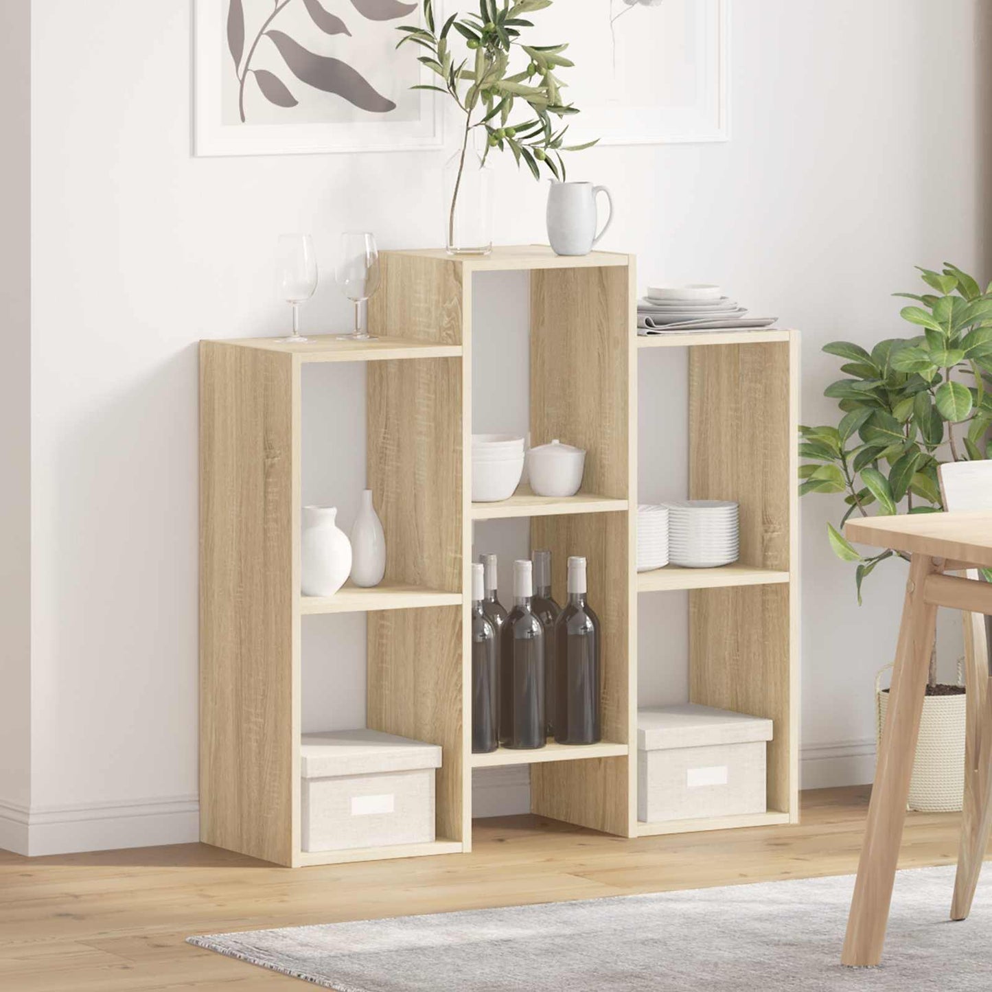 Serviesskap Sonoma eik 90 x 30 x 90 cm