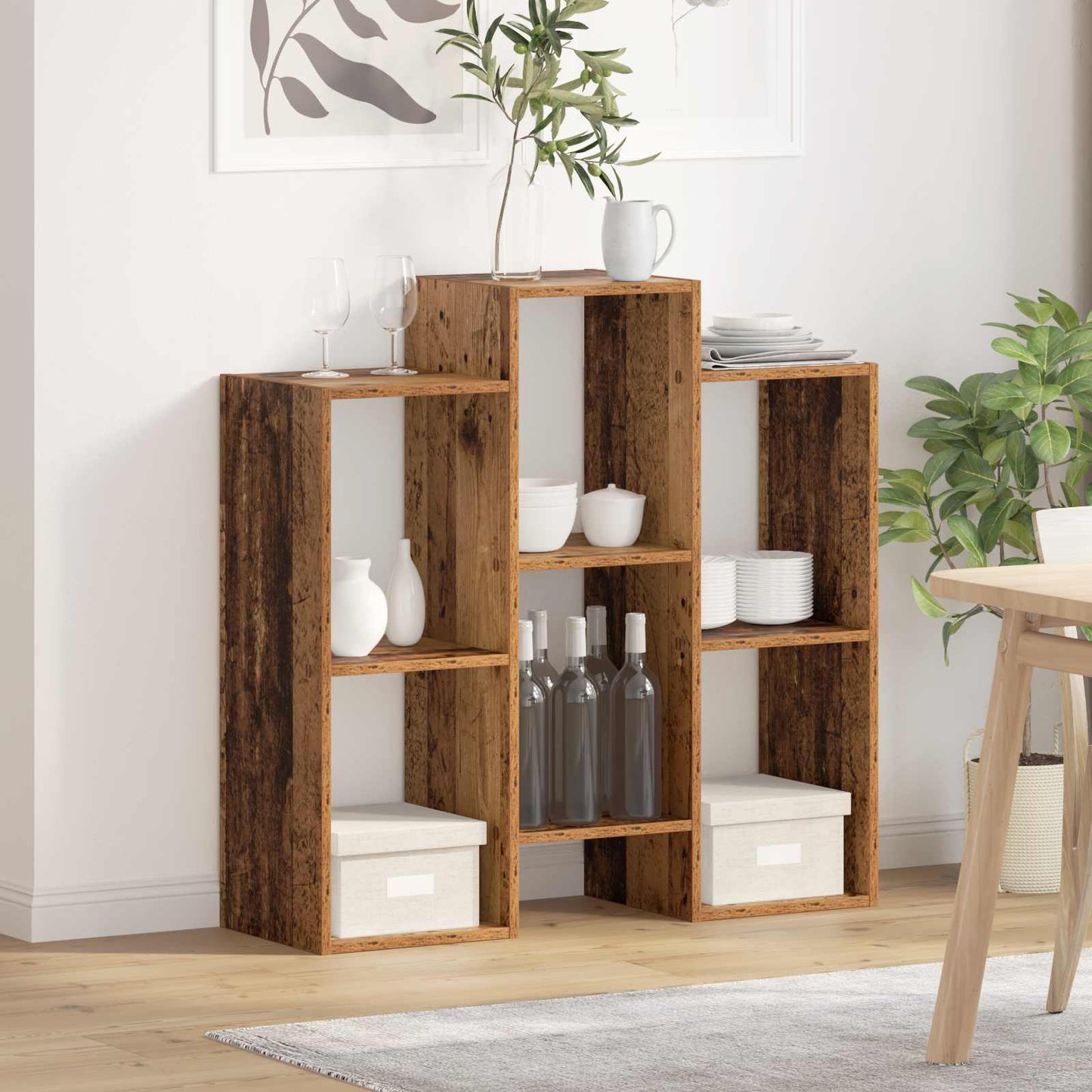 Serviesskap Gammelt tre 90 x 30 x 90 cm