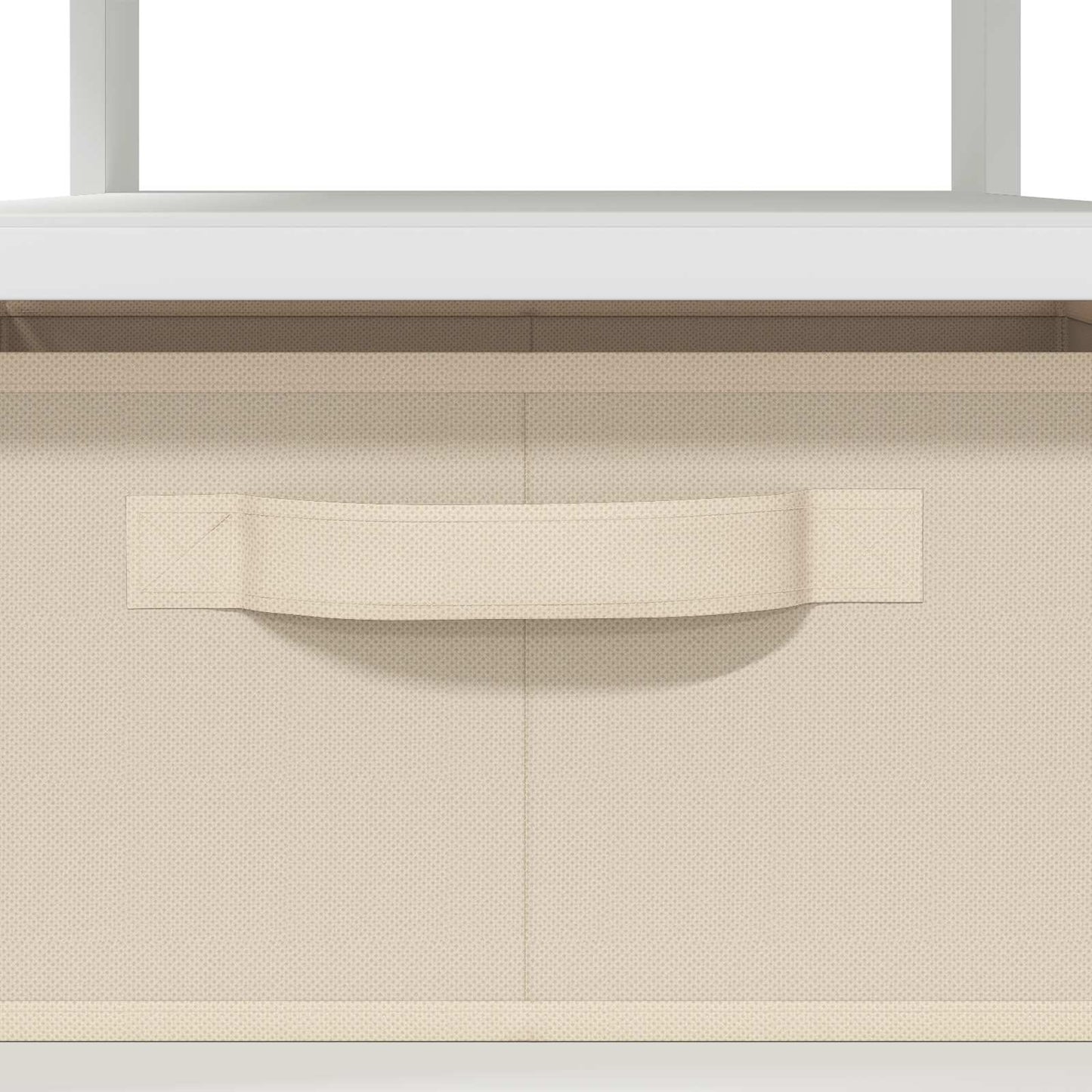 Kaffebord med skuff Hvit 77 x 55 x 42 cm Konstruert tre