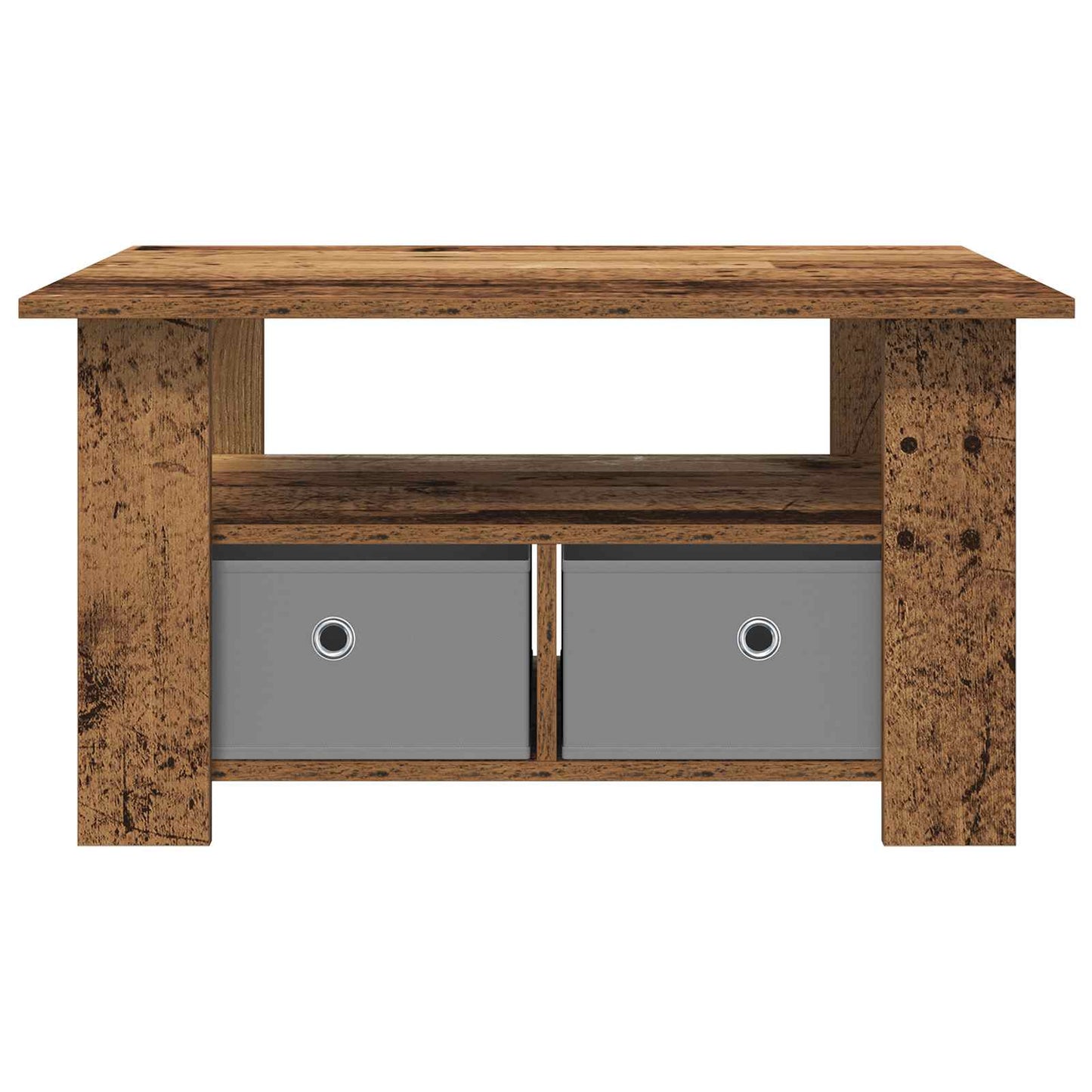 Kaffebord med skuff Gammelt tre 77 x 55 x 42 cm Konstruert tre