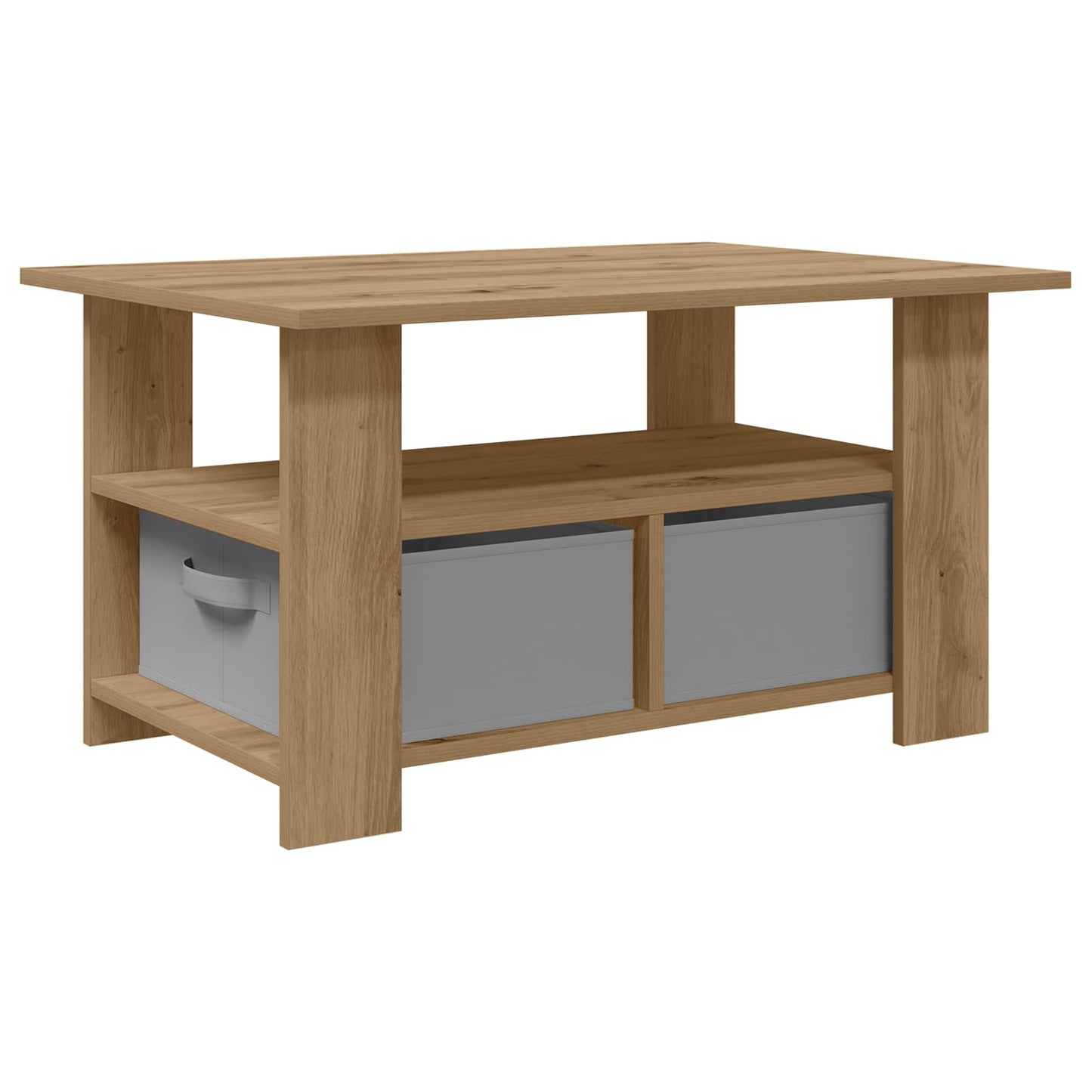 Kaffebord Artisan Eik 77 x 55 x 42 cm Konstruert tre