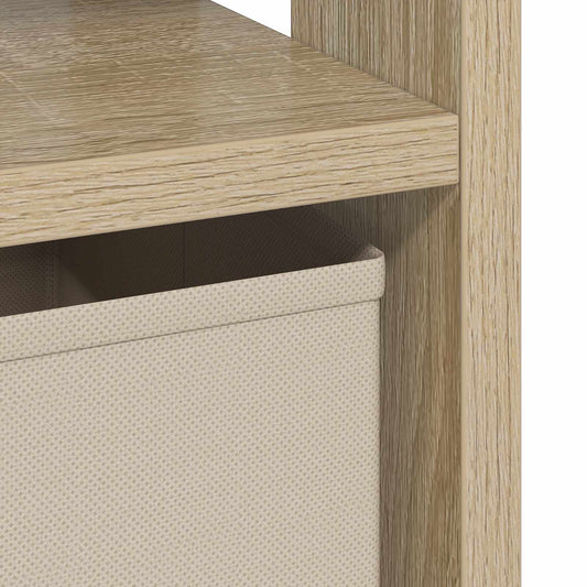 Nattbord 2 pcs Sonoma eik 41 x 40 x 45 cm Konstruert tre