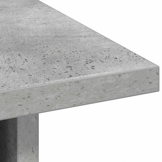 Nattbord 2 pcs Betonggrå 41 x 40 x 45 cm Konstruert tre