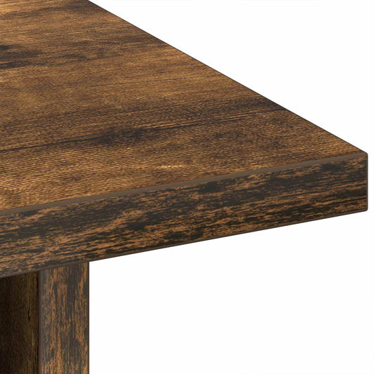 Nattbord 2 pcs Røkt eik 41 x 40 x 45 cm Konstruert tre