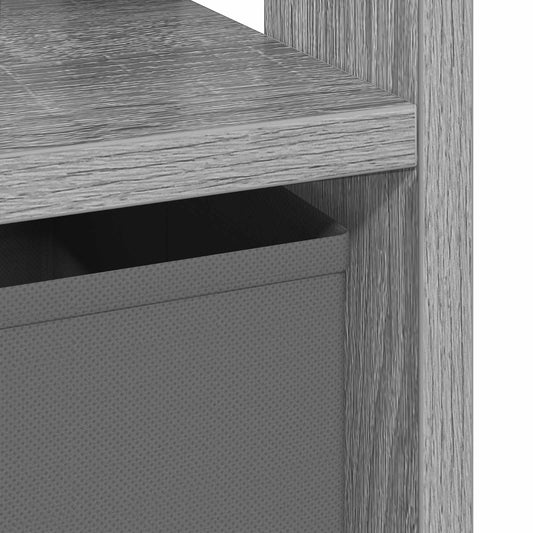 Nattbord med skuff Grå Sonoma 41 x 40 x 45 cm Konstruert tre