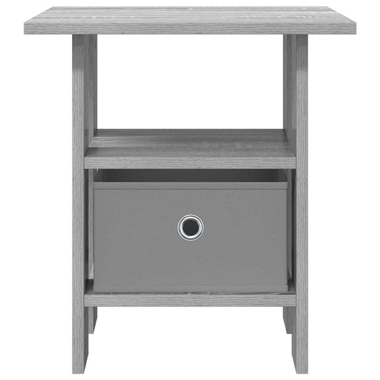 Nattbord 2 pcs Grå Sonoma 41 x 40 x 45 cm Konstruert tre